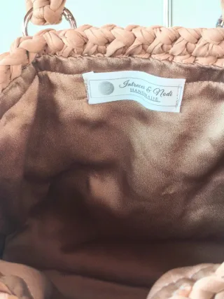 Borsa Teddy Beige/Marrone