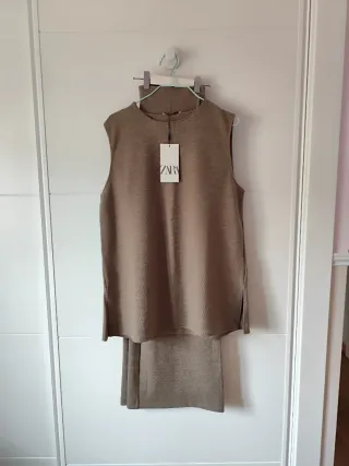 Conjunto Zara Top y Pantalón