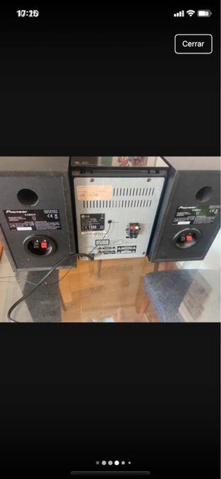 minicadena  LG y Altavoces Pioneer