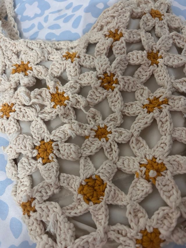 Bolso Crochet Flores Pull&Bear