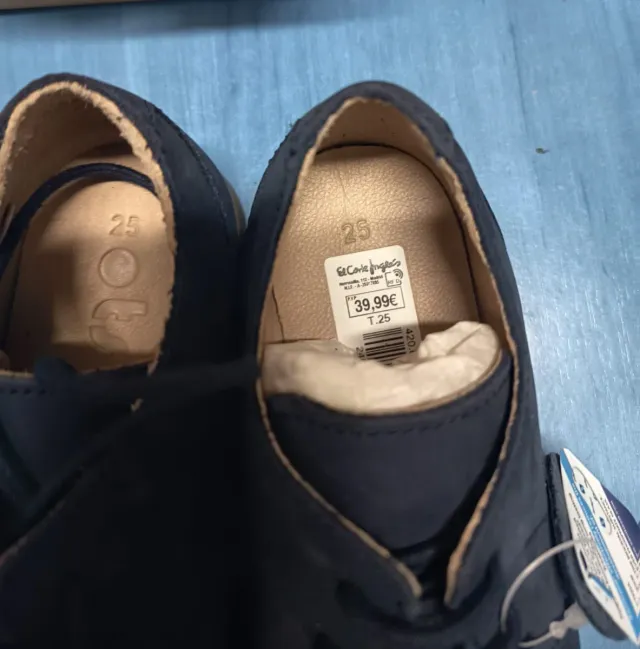 Zapatos niño azul marino