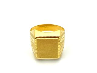 anillo oro 18k t. 24 (20,38 mm)