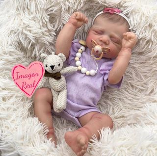 Muñeca reborn bebé silicona