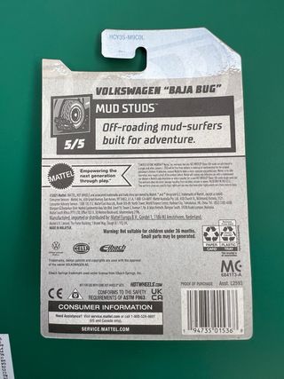 Hot Wheels Volkswagen Baja Bug ZAMAC