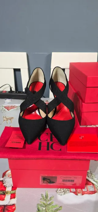 Tacones Carolina Herrera Negro