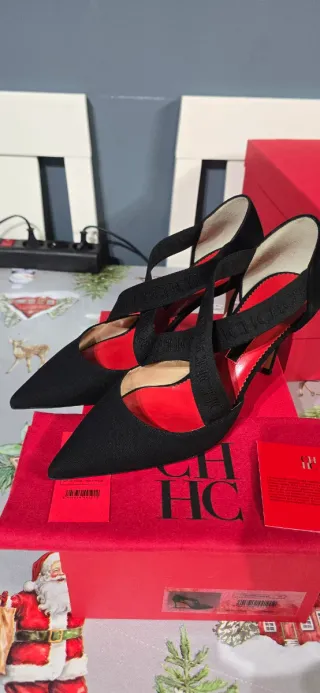 Tacones Carolina Herrera Negro
