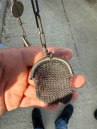 Portamonete vintage in argento