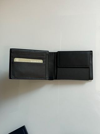 Portafoglio Piquadro vera pelle nero