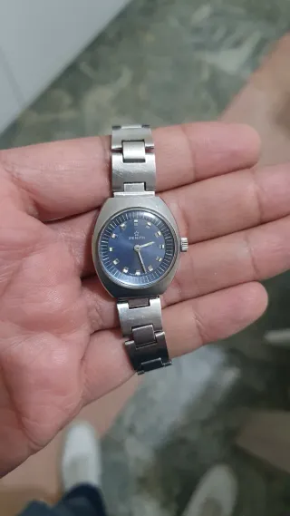 Orologio Zenith vintage anni 70 blu