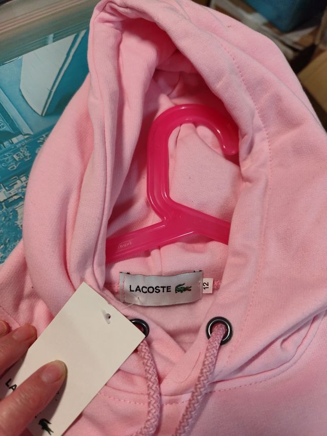 Chándal rosa Lacoste niña