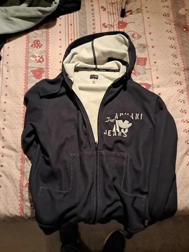 Felpa Armani Jeans con cappuccio