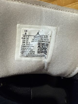 Nike Jordan Taglia 39 EUR/8 US