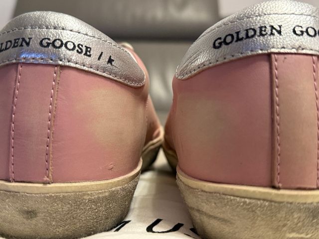 Golden Goose Superstar Donna Rosa Silver