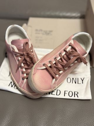 Golden Goose Superstar Donna Rosa Silver