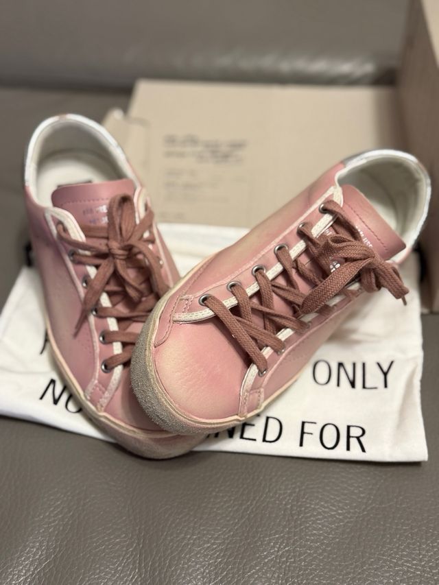 Golden Goose Superstar Donna Rosa Silver