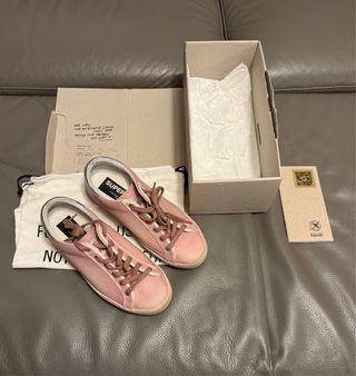 Golden Goose Superstar Donna Rosa Silver