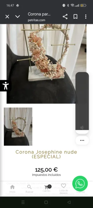 Corona Comunión Josephine Nude by Petritas