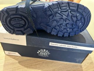 Zapatos de seguridad Probal negros y azules