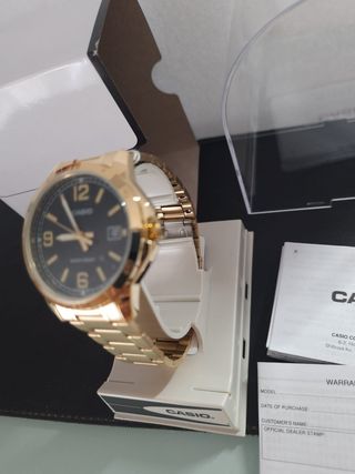 Orologio Casio Uomo Oro Nero