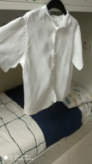 Camicia bianca maniche corte