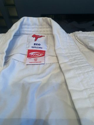 Kimono Karate Kaiten Blanco talla 110 cm