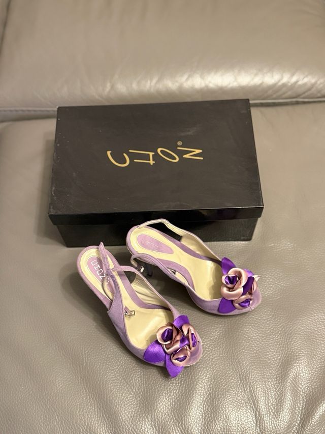 Scarpe Chon tacco donna con fiori