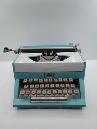 Macchina da Scrivere Alba Funzionante + Custodia