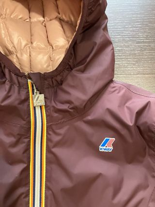 Giacca piumino K-Way 12Y double-face