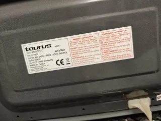 Microondas con grill Taurus plateado