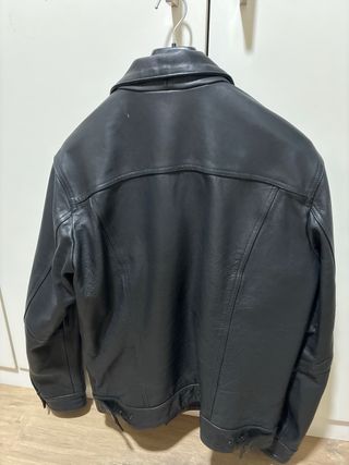 Cazadora Cuero Levi's Negra