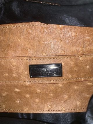 Borsa vintage vera pelle Longobardi