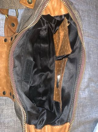 Borsa vintage vera pelle Longobardi