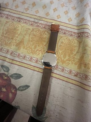 Orologio Vetta Uomo Oro Marrone non testato