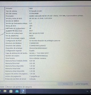 Portátil HP Azul/Gris