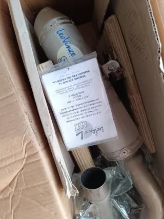 Escape Homologado Yamaha FZ6 600 leo vinece 