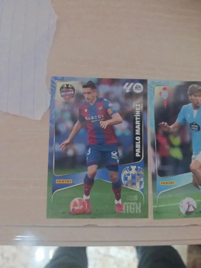 Lote Cartas Fútbol Panini