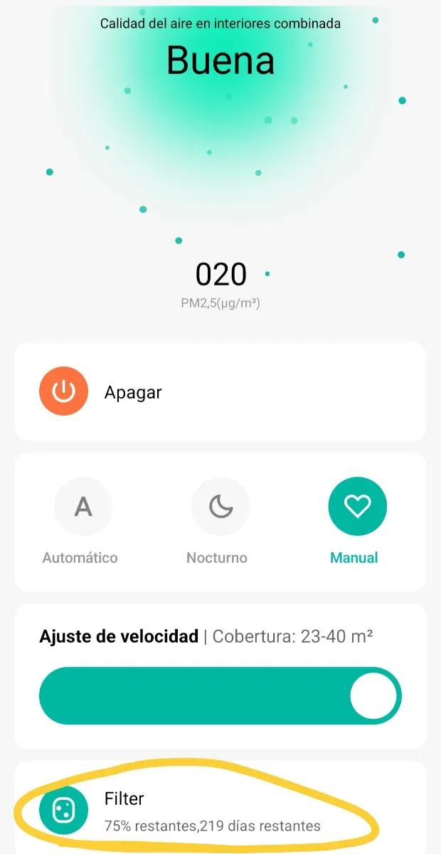 Purificador de Aire Xiaomi Blanco
