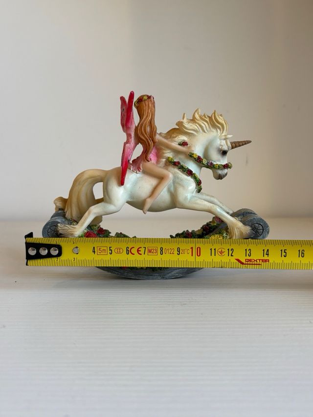 Cavallino a dondolo fata dipinto a mano