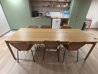 Magnífica mesa de comedor extensible