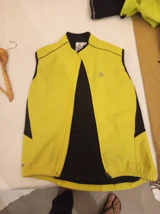 Chaleco Ciclismo Adidas Amarillo Negro