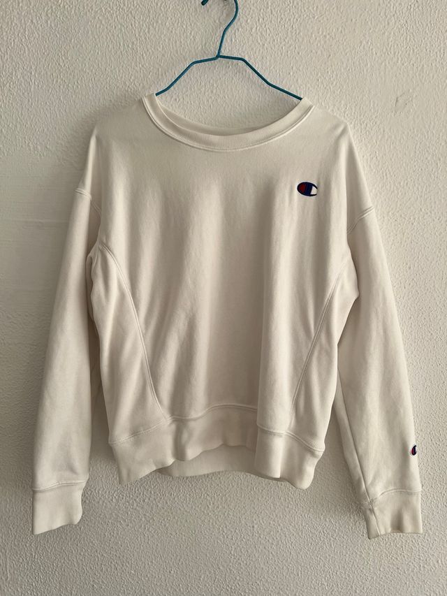 Sudadera Champion Talla S Blanca