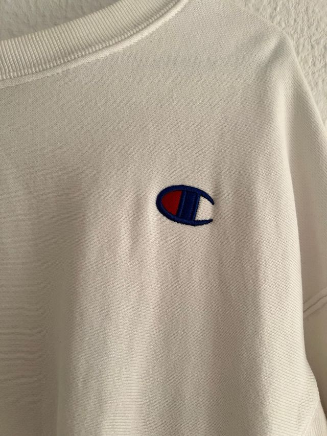 Sudadera Champion Talla S Blanca