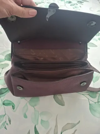 Bolso de mano morado