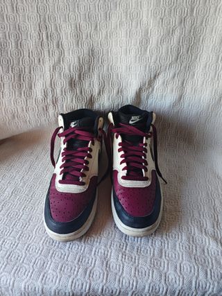 Zapatillas Nike Court Vision Mid talla 44 granate