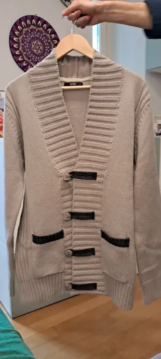 Cardigan Beige Uomo o donna