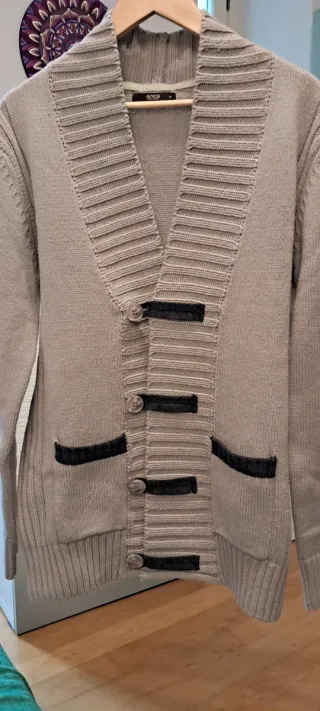 Cardigan Beige Uomo o donna
