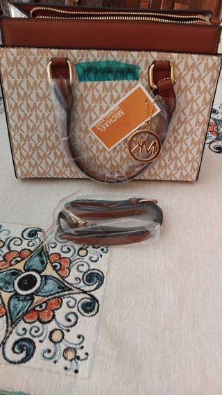 Borsa Michael Kors Beige e Marrone