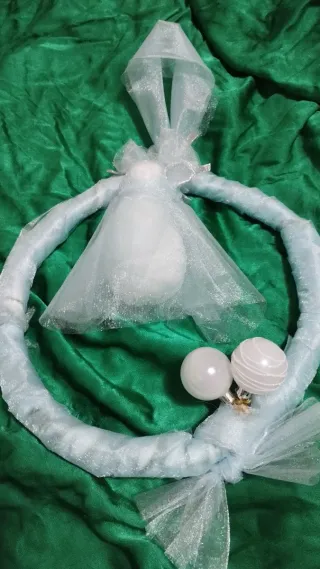 Angelo portafortuna in organza