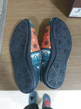 Zapatillas de estar por casa muñeco de nieve