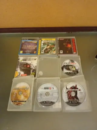 Lote 7 Juegos PS3: ProStreet, FIFA 13, PES 2017, U